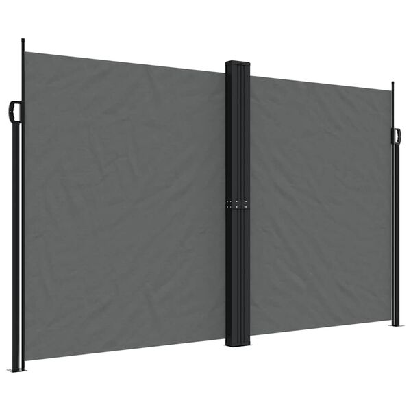 vidaXL Retractable Side Awning Anthracite 200x1200 cm