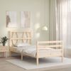 vidaXL Bed Frame without Mattress 100x200 cm Solid Wood