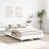 vidaXL Bed Frame No Mattress White 140x190 cm Engineered Wood