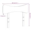 vidaXL Headboard 75 cm Solid Wood Pine