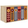 vidaXL Wall-mounted TV Cabinet ESSEN 69 x 33 x 40 cm Sonoma Oak