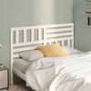 vidaXL Bed Headboard White 146x4x100 cm Solid Wood Pine