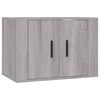 vidaXL 4 Piece TV Cabinet Set Grey Sonoma Engineered Wood