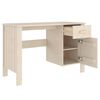 vidaXL Desk HAMAR Honey Brown 113x50x75 cm Solid Wood Pine