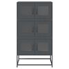 vidaXL Highboard Anthracite 68x39x123 cm Steel