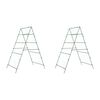 vidaXL Garden Trellises for Climbing Plants 2 pcs A-Frame Steel