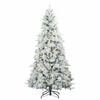 vidaXL Artificial Hinged Christmas Tree White 180 cm PE and PVC