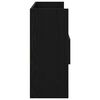 vidaXL Sideboard Black Oak 105 x 30 x 70 cm Engineered Wood