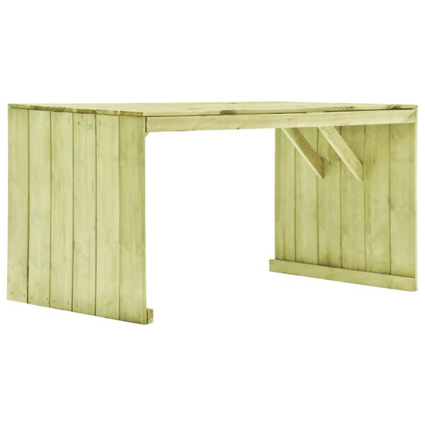 vidaXL Garden Table 150x87x80 cm Impregnated Pinewood