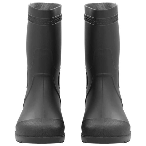vidaXL Rain Boots Black Size 45 PVC