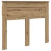 vidaXL Bed Frame with Drawer Artisian Oak 135 x 190 cm Solid Pine Wood