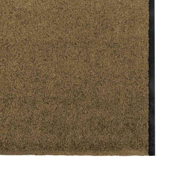 vidaXL Doormat Other Brown and Black 120 x 400 cm Polyamide and PVC