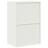 vidaXL Storage Cabinet White 60 x 40 x 90 cm Cold-Rolled Steel
