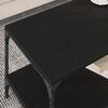 vidaXL Coffee Table Black Oak 82 x 50 x 40 cm Engineered Wood