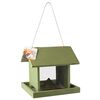 FLAMINGO Hanging Bird Feeder Silo Arezo Green