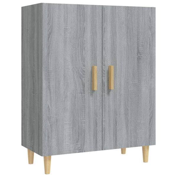 vidaXL Sideboard Grey Sonoma 70x34x90 cm Engineered Wood