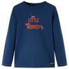 Kids' T-shirt with Long Sleeves Navy Blue 104