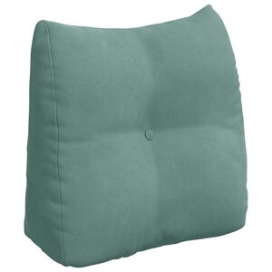 vidaXL Back Pillow Sea Green 45 x 24 x 50 cm Velvet