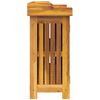 vidaXL Garden Cabinet Natural 78 x 36.5 x 78cm Solid Acacia Wood
