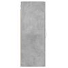 vidaXL Wall Mounted Cabinet Concrete Grey 34.5x34x90 cm