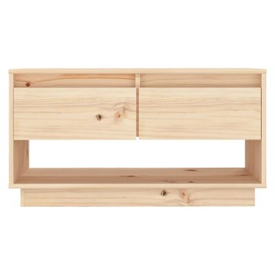 vidaXL TV Cabinet 74x34x40 cm Solid Wood Pine