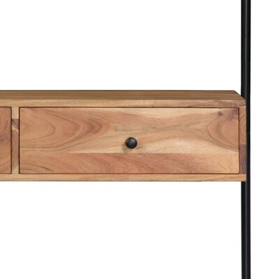 vidaXL Wall Desk 90x40x170 cm Solid Acacia Wood