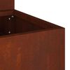 vidaXL Garden Planter Rusty 90 x 90 x 35 cm Weathering Steel