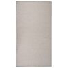 vidaXL Outdoor Flatweave Rug 80x150 cm Light Grey