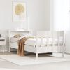 vidaXL Bed Frame without Mattress White 90x200 cm Solid Wood Pine
