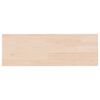 vidaXL Shelf Board 60x20x1.5 cm Untreated Solid Wood Oak