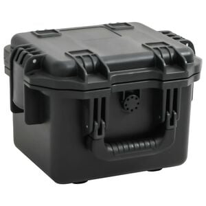 vidaXL Portable Flight Case Black 30x24.5x20 cm PP