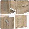 vidaXL Corner Cabinet Sonoma Oak 160x40x45 cm Engineered Wood