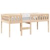 vidaXL Children's Bed without Mattress 75x190 cm Solid Wood Pine
