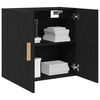 vidaXL Wall Cabinet Black Oak 60 x 30 x 60 cm Engineered Wood