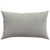vidaXL Sofa Pillows 2 pcs Light Grey 50 x 30 cm Fabric