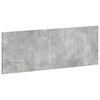 vidaXL Wall-Mounted Headboard HOORN Concrete Grey Engineered Wood