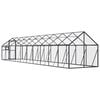 vidaXL Aviary Anthracite 1.79x10x1.85 m Aluminium