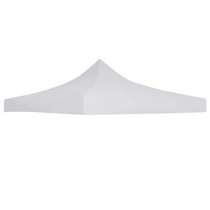 vidaXL Party Tent Roof 3x3 m White