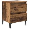 vidaXL Bedside Cabinet Old wood 40 x 35 x 50 cm Engineered wood
