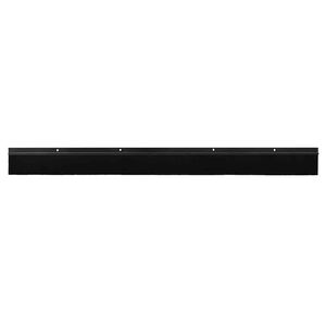 vidaXL Screw-on Door Brush Seals 2 pcs Black 100 cm Aluminium Alloy