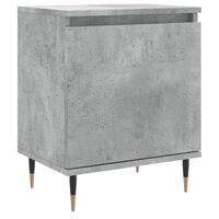 vidaXL Bedside Cabinet Concrete Grey 40x30x50 cm Engineered Wood