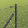 vidaXL Fence Post Grey 25 x 1.4 m (13 mm mesh) Steel and PVC