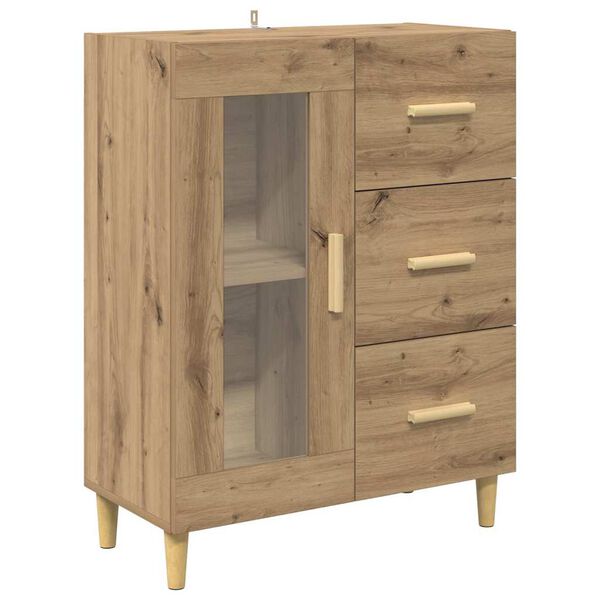 vidaXL Sideboard Artisan Oak 69.5 x 34 x 90 cm Engineered Wood