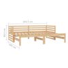 vidaXL Pull-out Day Bed without Mattress 2x(90x200)cm