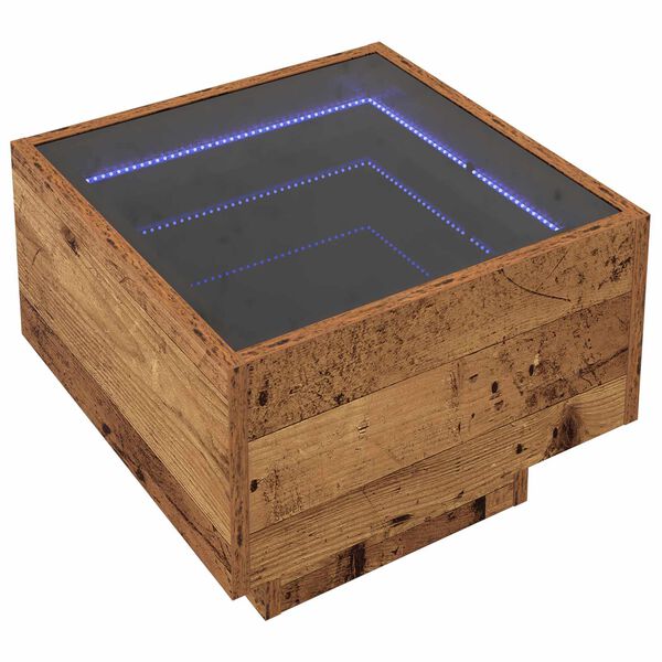 vidaXL Coffee Table Old Wood 40 x 40 x 30 cm Engineered wood