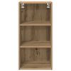 vidaXL Hanging Cabinet Artisan Oak 40 x 29.5 x 80 cm Engineered Wood