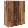 vidaXL Wall Cabinet Old Wood 69.5 x 34 x 90 cm Engineered Wood