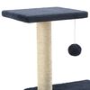 vidaXL Cat Tree with Sisal Scratching Posts 65 cm Dark Blue