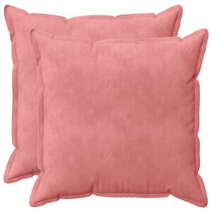 vidaXL Cushion with Pillow HOUTEN 2 pcs Pink Velvet