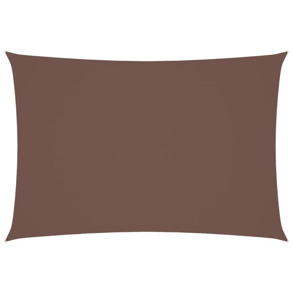 vidaXL Sunshade Sail Oxford Fabric Rectangular 3x5 m Brown